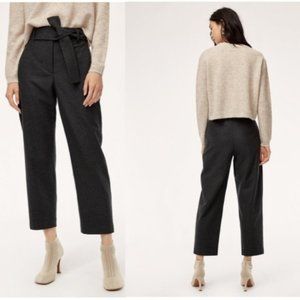 Wilfred Cropped High-Waisted Tie-Front Pant